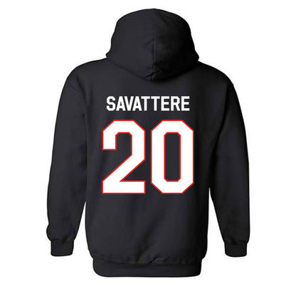 Texas Tech - NCAA Baseball : Antonelli Savattere - Classic Shersey Hooded Sweatshirt-1