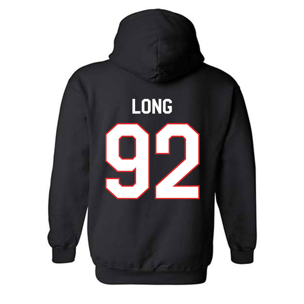 Texas Tech - NCAA Football : Kasen Long - Classic Shersey Hooded Sweatshirt-1