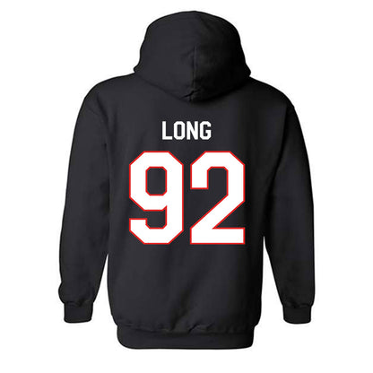 Texas Tech - NCAA Football : Kasen Long - Classic Shersey Hooded Sweatshirt-1