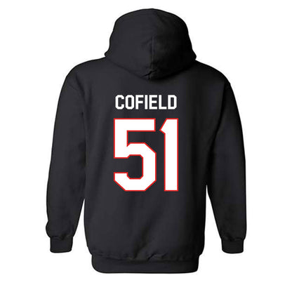 Texas Tech - NCAA Football : Jayden Cofield - Classic Shersey Hooded Sweatshirt-1