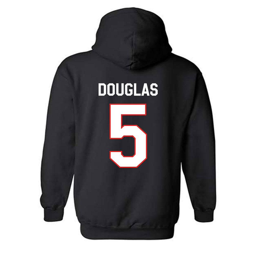 Texas Tech - NCAA Football : Caleb Douglas - Classic Shersey Hooded Sweatshirt-1
