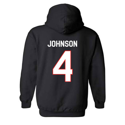 Texas Tech - NCAA Baseball : Kendyl Johnson - Classic Shersey Hooded Sweatshirt-1