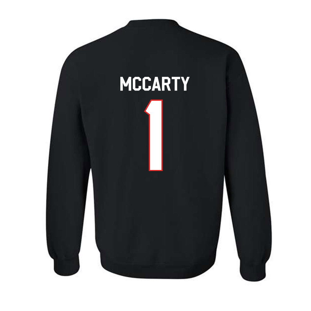 Texas Tech - NCAA Football : AJ McCarty - Classic Shersey Crewneck Sweatshirt-1