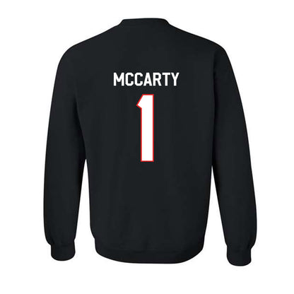 Texas Tech - NCAA Football : AJ McCarty - Classic Shersey Crewneck Sweatshirt-1