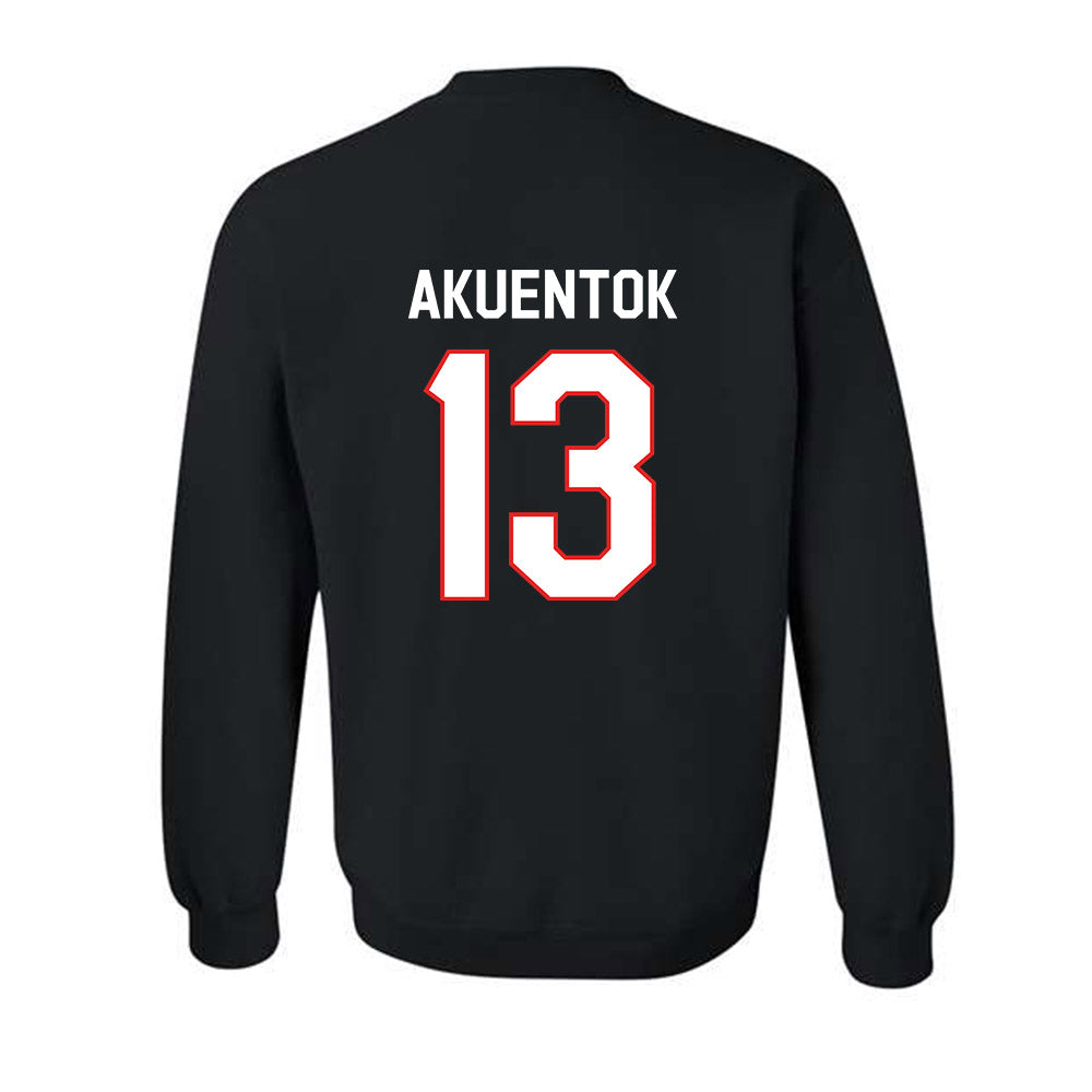 Texas Tech - NCAA Men's Basketball : Marial Akuentok - Classic Shersey Crewneck Sweatshirt-1