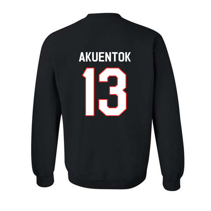 Texas Tech - NCAA Men's Basketball : Marial Akuentok - Classic Shersey Crewneck Sweatshirt-1