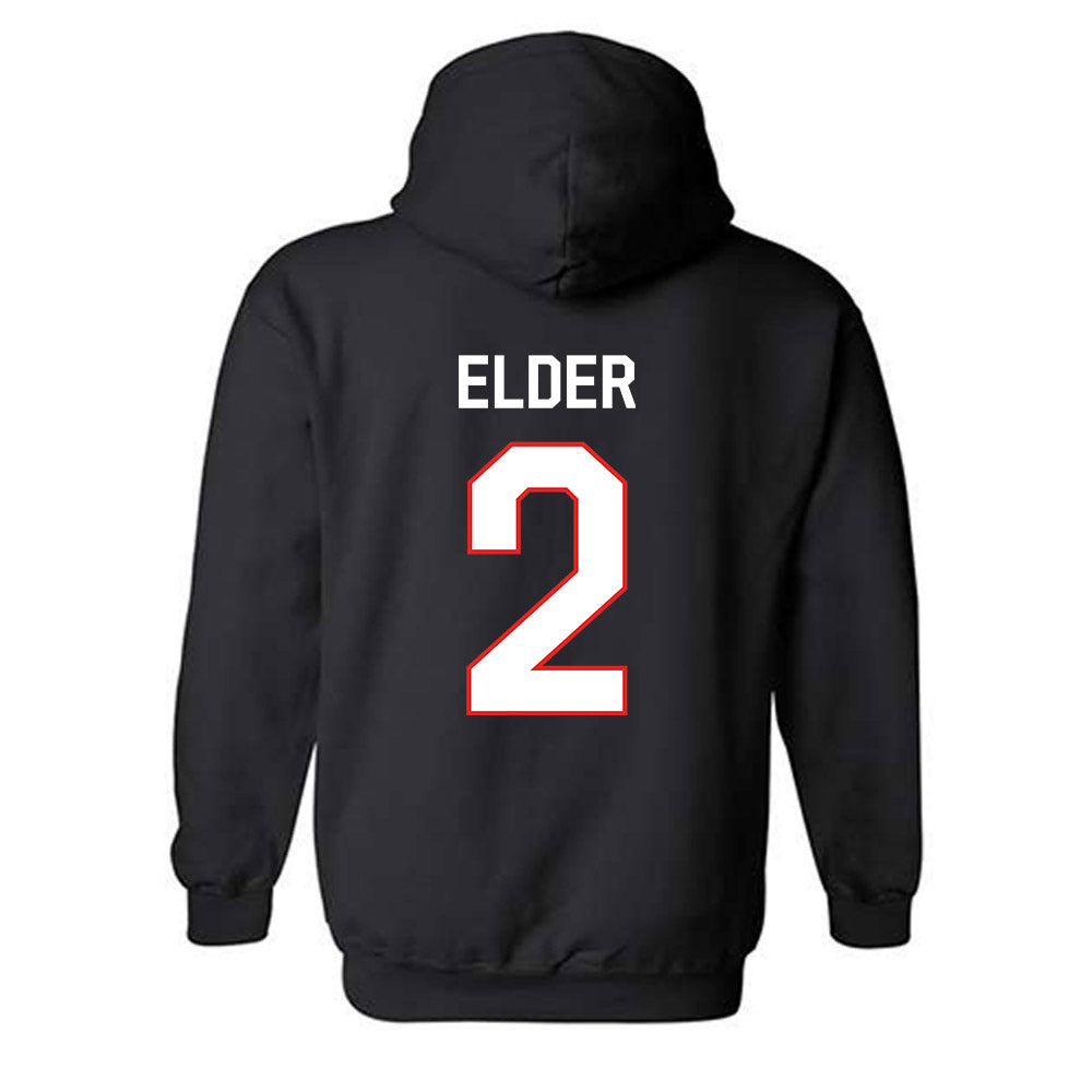 Texas Tech - NCAA Softball : Demi Elder - Classic Shersey Hooded Sweatshirt-1