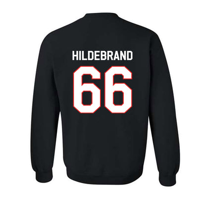 Texas Tech - NCAA Football : Jackson Hildebrand - Classic Shersey Crewneck Sweatshirt-1
