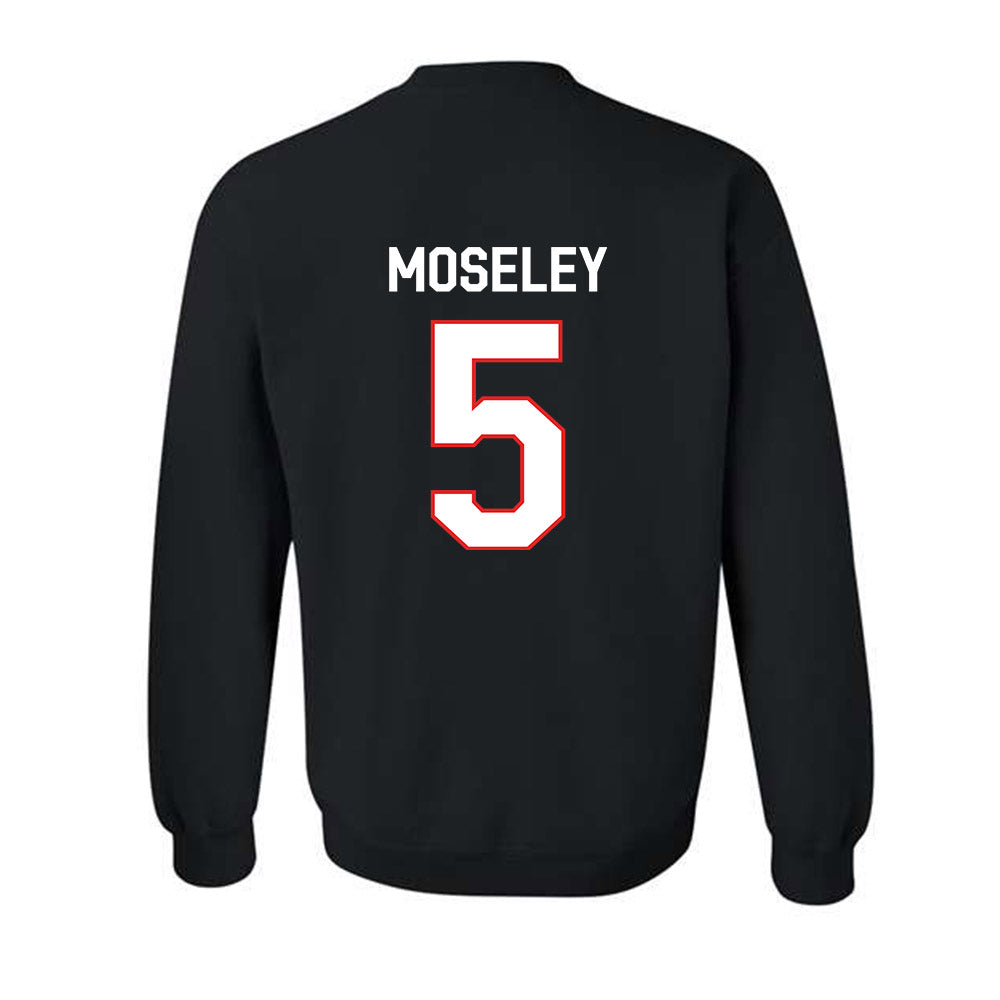 Texas Tech - NCAA Men's Basketball : Josiah Moseley - Classic Shersey Crewneck Sweatshirt-1