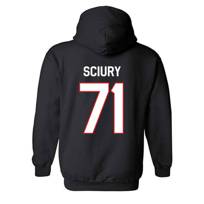 Texas Tech - NCAA Football : Vinny Sciury - Classic Shersey Hooded Sweatshirt-1