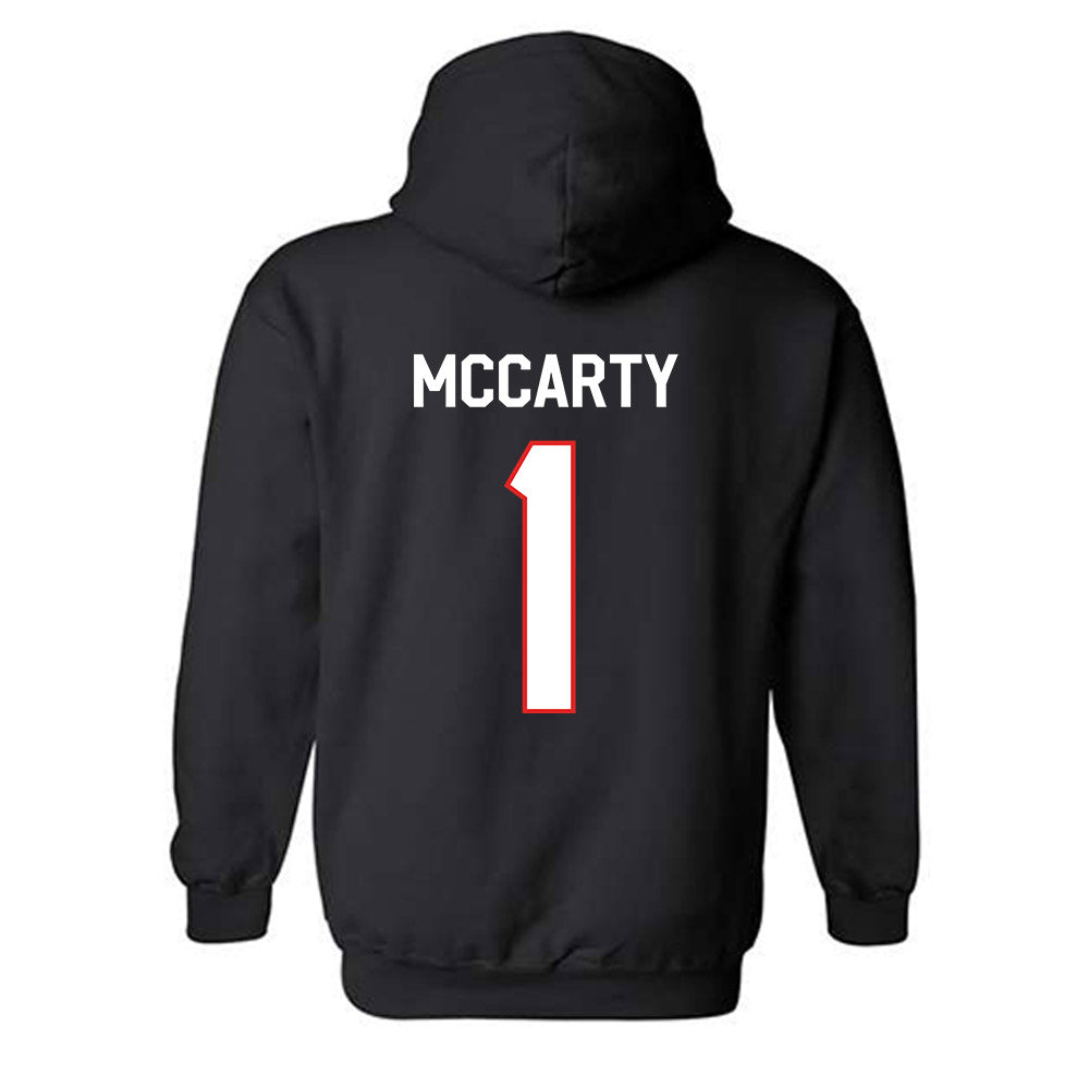 Texas Tech - NCAA Football : AJ McCarty - Classic Shersey Hooded Sweatshirt-1