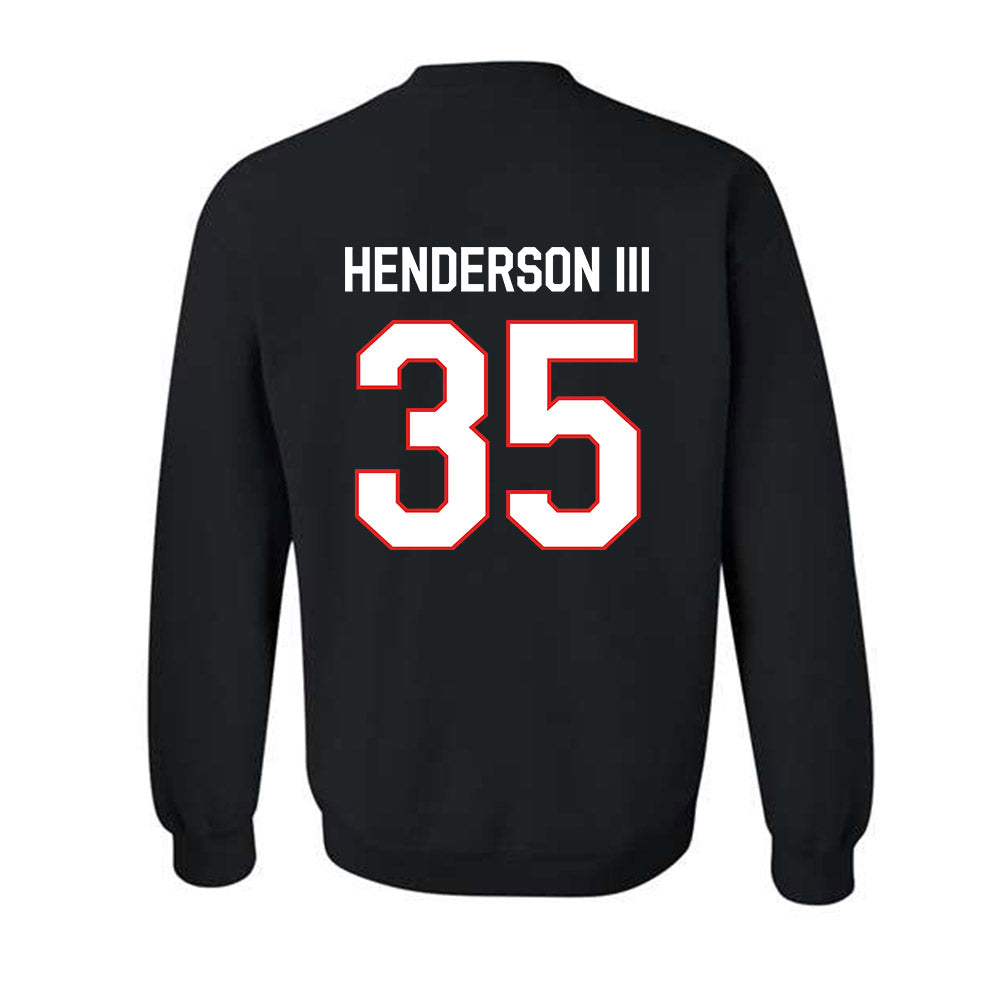 Texas Tech - NCAA Football : Michael Henderson III - Classic Shersey Crewneck Sweatshirt-1