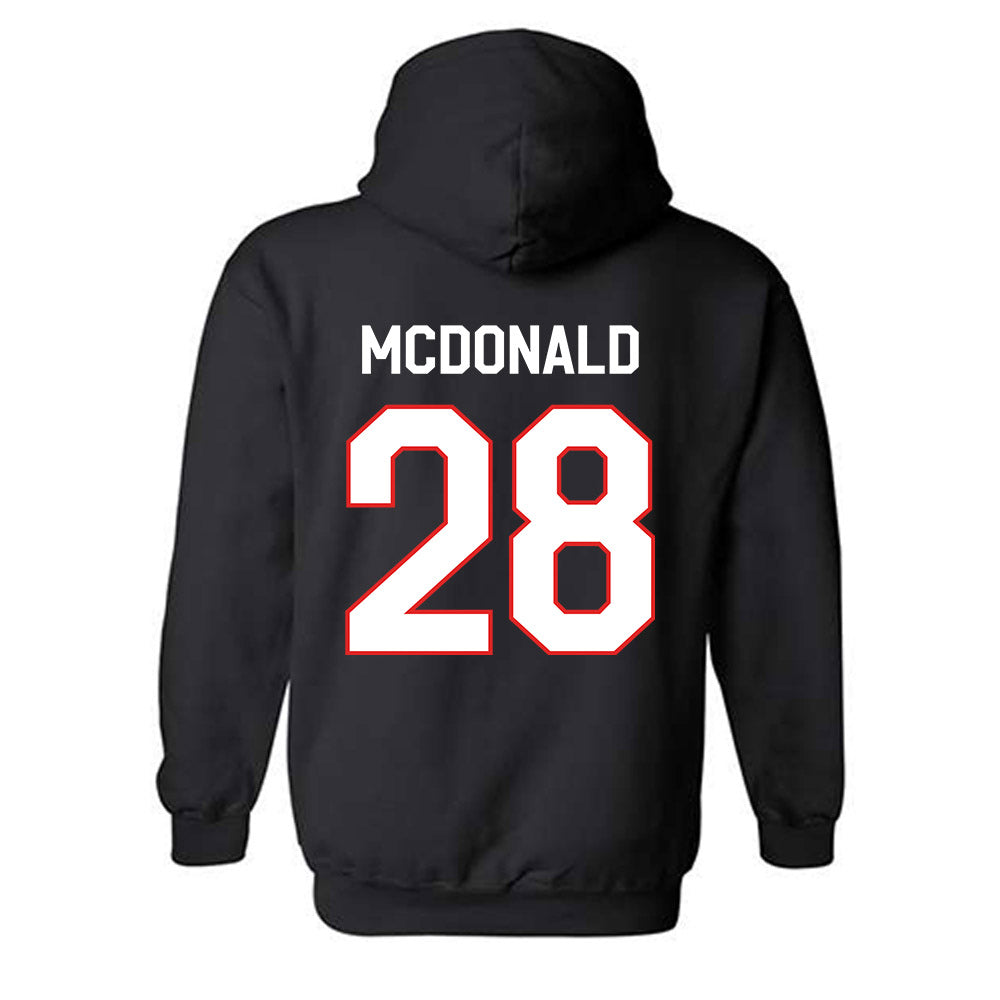 Texas Tech - NCAA Football : Braylan McDonald - Classic Shersey Hooded Sweatshirt-1