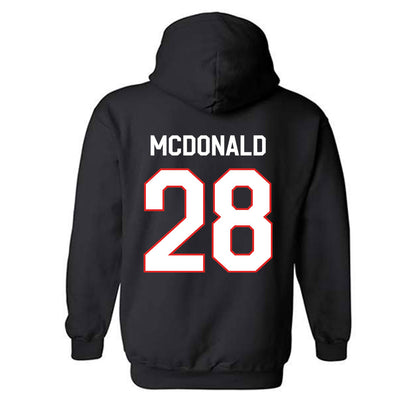 Texas Tech - NCAA Football : Braylan McDonald - Classic Shersey Hooded Sweatshirt-1