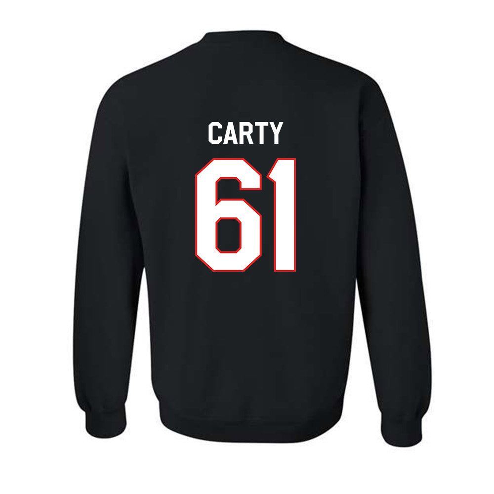 Texas Tech - NCAA Football : Connor Carty - Classic Shersey Crewneck Sweatshirt-1