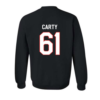 Texas Tech - NCAA Football : Connor Carty - Classic Shersey Crewneck Sweatshirt-1