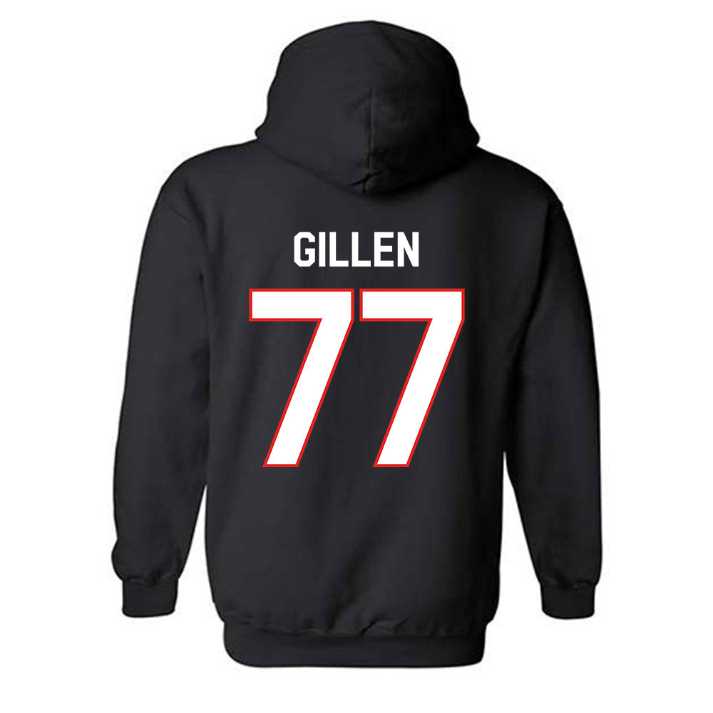 Texas Tech - NCAA Football : Elias Gillen - Classic Shersey Hooded Sweatshirt-1
