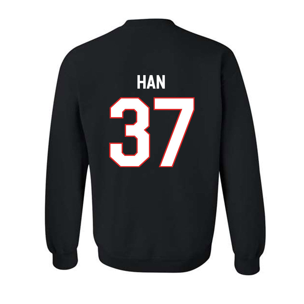 Texas Tech - NCAA Baseball : Heeryun Han - Classic Shersey Crewneck Sweatshirt-1