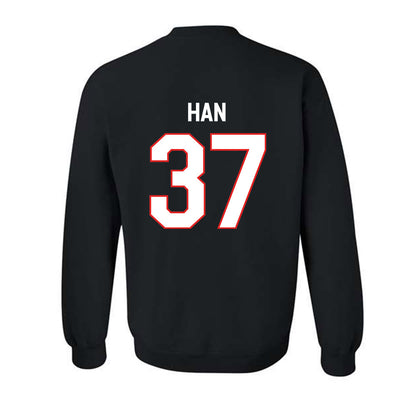 Texas Tech - NCAA Baseball : Heeryun Han - Classic Shersey Crewneck Sweatshirt-1