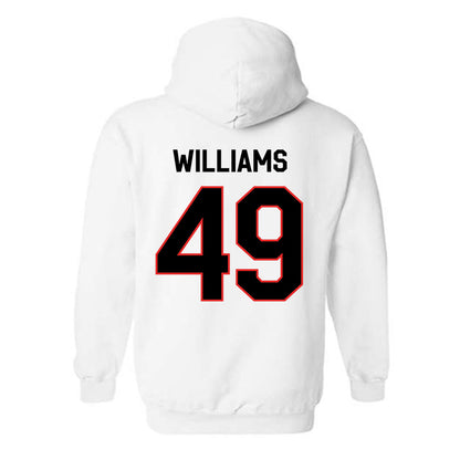 Texas Tech - NCAA Baseball : Carter Williams - Classic Shersey Hooded Sweatshirt-1