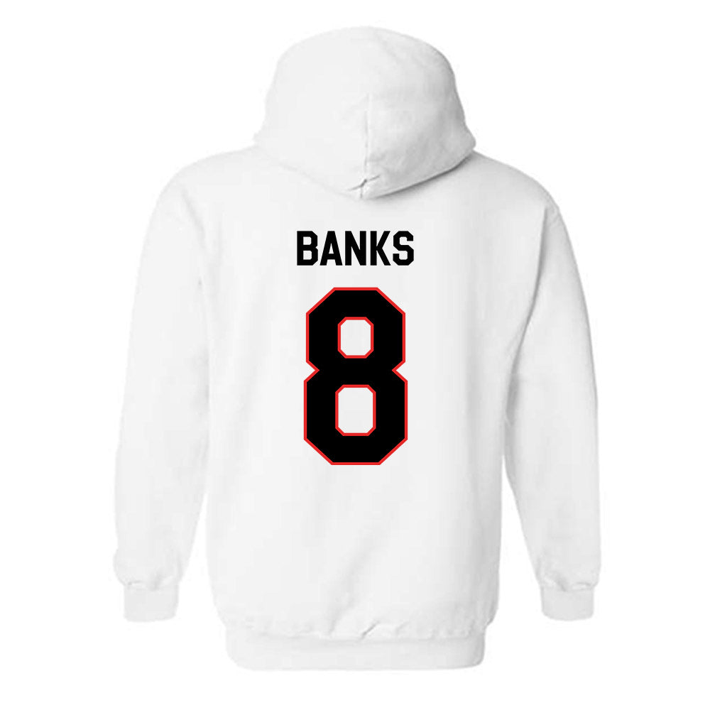 Texas Tech - NCAA Football : E'Maurion Banks - Classic Shersey Hooded Sweatshirt-1