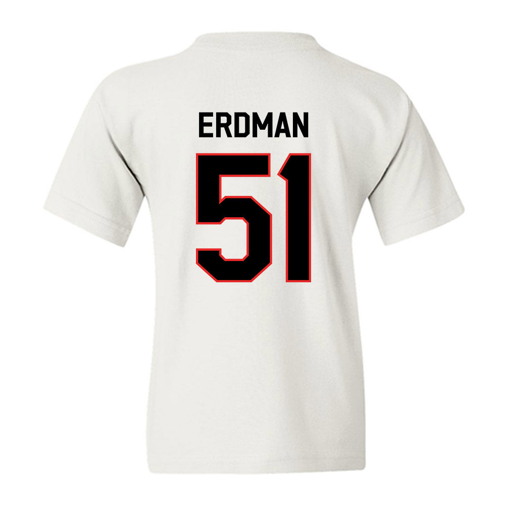 Texas Tech - NCAA Baseball : Zach Erdman - Classic Shersey Youth T-Shirt-1