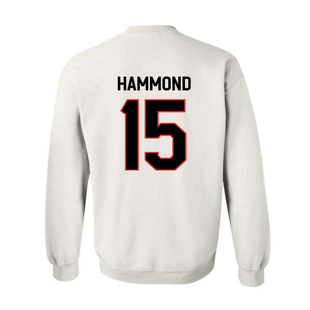 Texas Tech - NCAA Football : William Hammond - Classic Shersey Crewneck Sweatshirt-1
