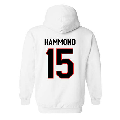 Texas Tech - NCAA Football : William Hammond - Classic Shersey Hooded Sweatshirt-1