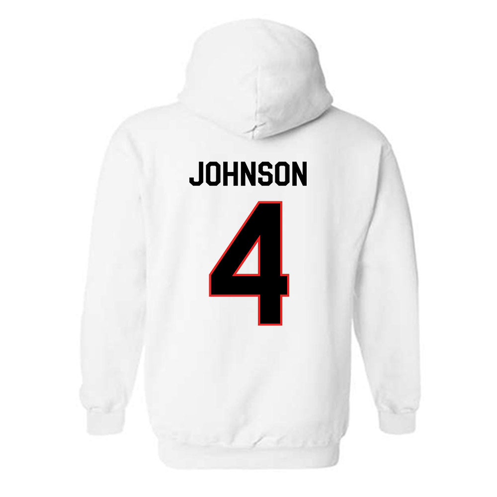 Texas Tech - NCAA Baseball : Kendyl Johnson - Classic Shersey Hooded Sweatshirt-1