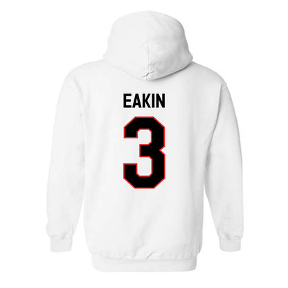 Texas Tech - NCAA Football : Coy Eakin - Classic Shersey Hooded Sweatshirt-1
