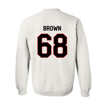 Texas Tech - NCAA Football : Ren Brown - Classic Shersey Crewneck Sweatshirt-1