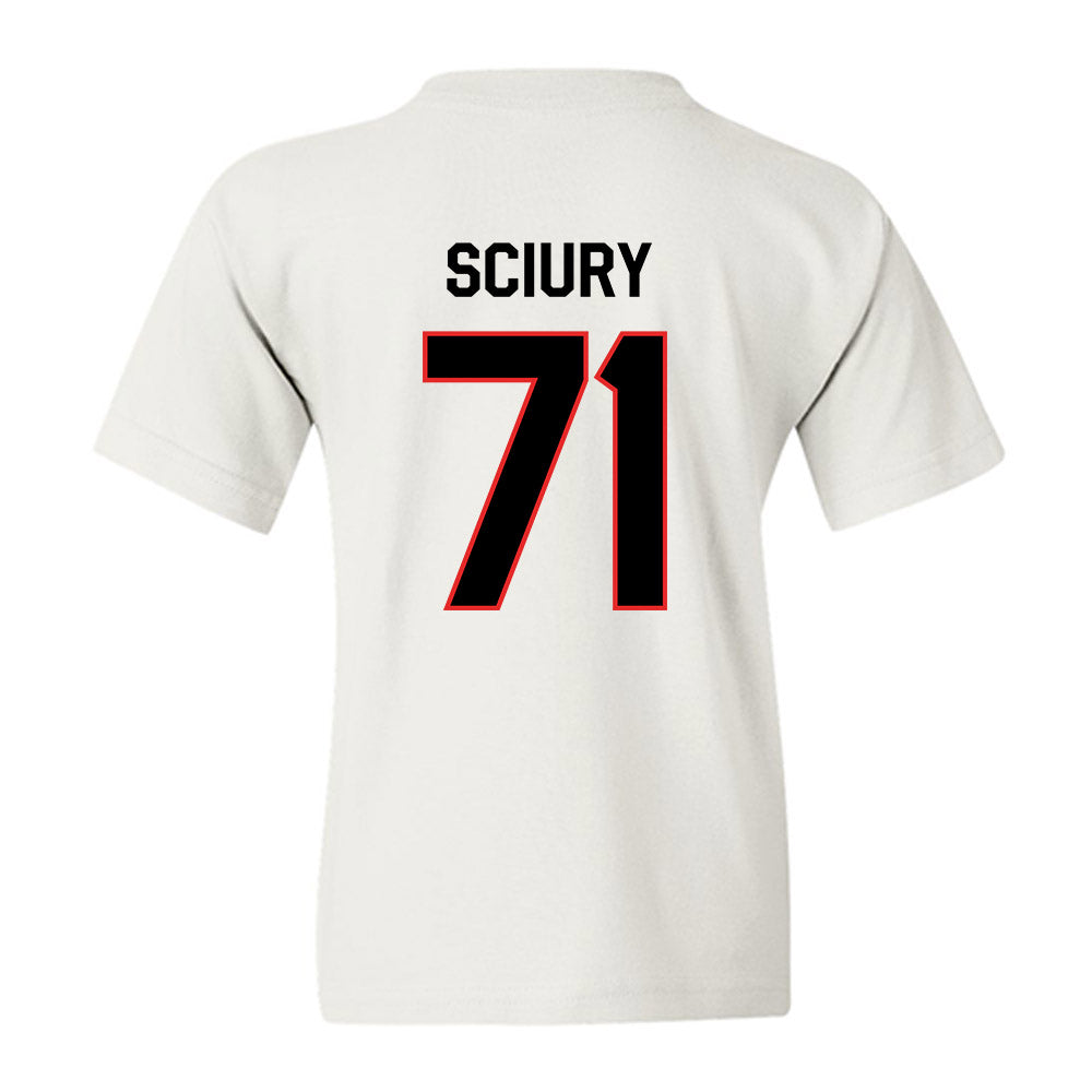 Texas Tech - NCAA Football : Vinny Sciury - Classic Shersey Youth T-Shirt-1