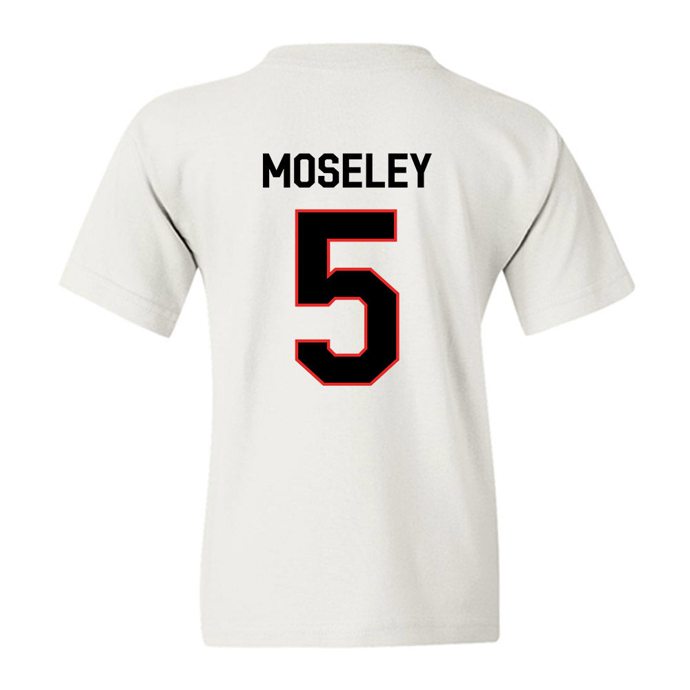 Texas Tech - NCAA Men's Basketball : Josiah Moseley - Classic Shersey Youth T-Shirt-1