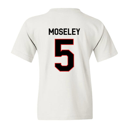 Texas Tech - NCAA Men's Basketball : Josiah Moseley - Classic Shersey Youth T-Shirt-1