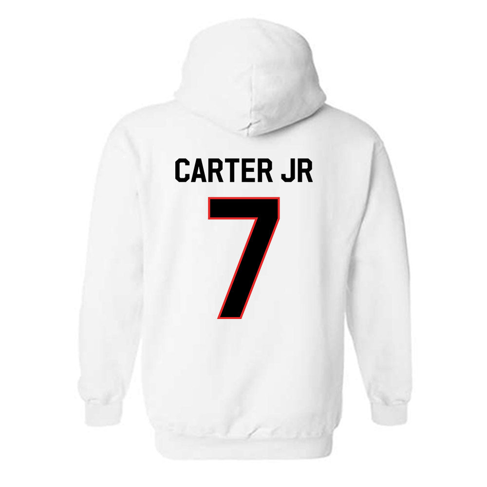 Texas Tech - NCAA Football : Terrance Carter Jr - Classic Shersey Hooded Sweatshirt-1