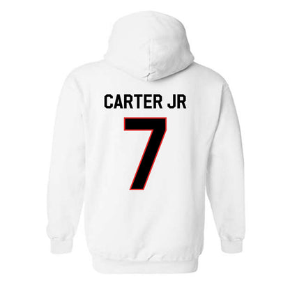 Texas Tech - NCAA Football : Terrance Carter Jr - Classic Shersey Hooded Sweatshirt-1