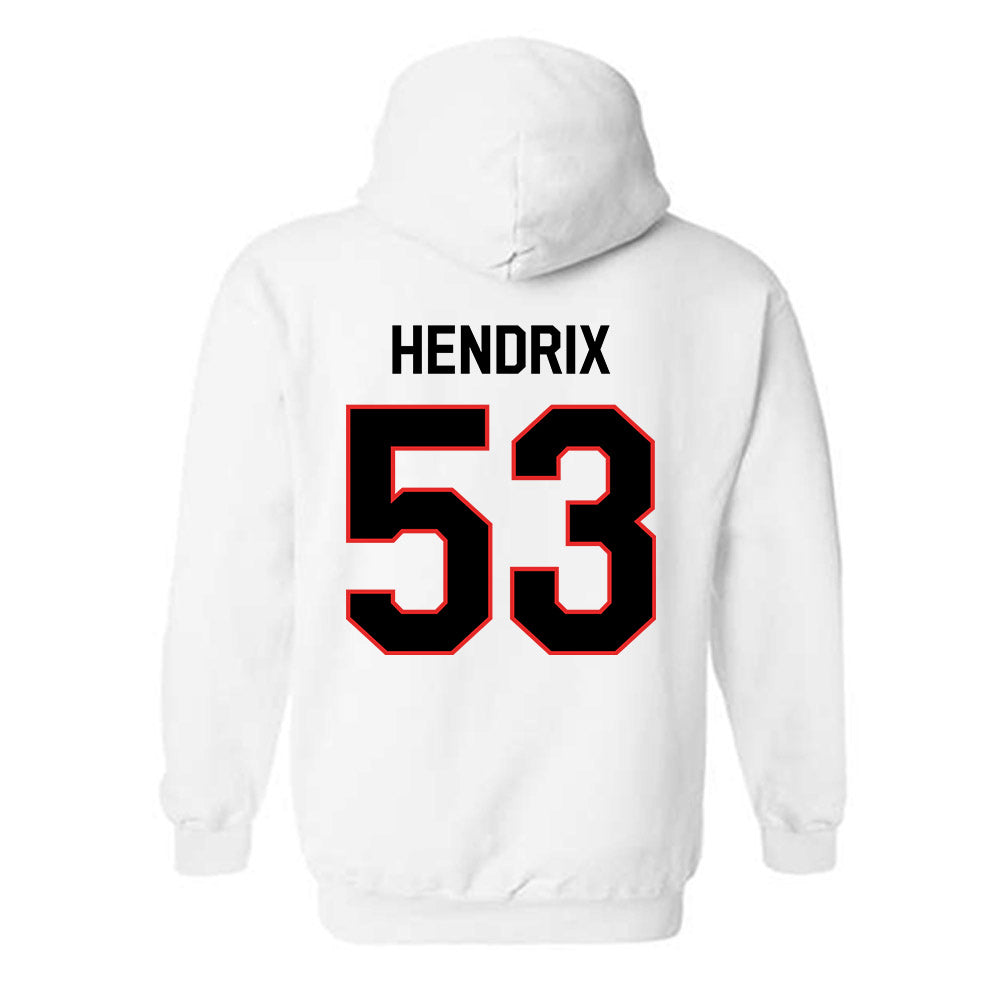 Texas Tech - NCAA Football : Holton Hendrix - Classic Shersey Hooded Sweatshirt-1