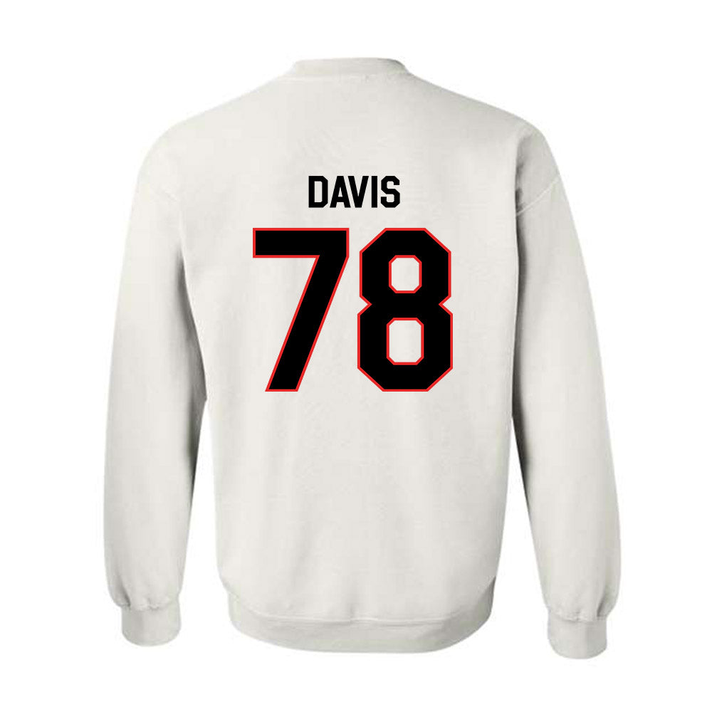 Texas Tech - NCAA Football : Ellis Davis - Classic Shersey Crewneck Sweatshirt-1