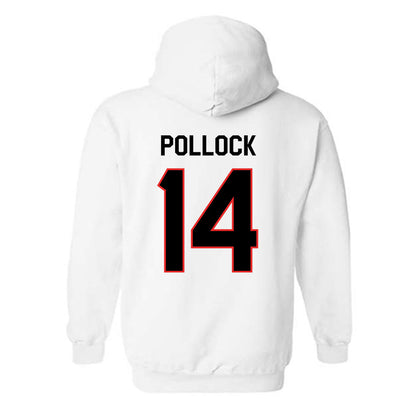Texas Tech - NCAA Football : Brice Pollock - Classic Shersey Hooded Sweatshirt-1