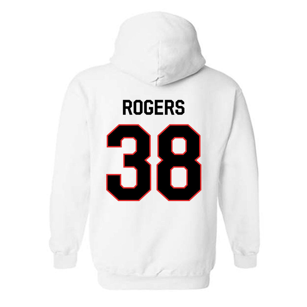 Texas Tech - NCAA Baseball : Jacob Rogers - Classic Shersey Hooded Sweatshirt-1