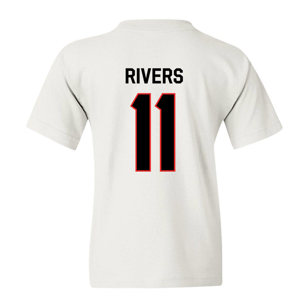 Texas Tech - NCAA Baseball : Davis Rivers - Classic Shersey Youth T-Shirt-1