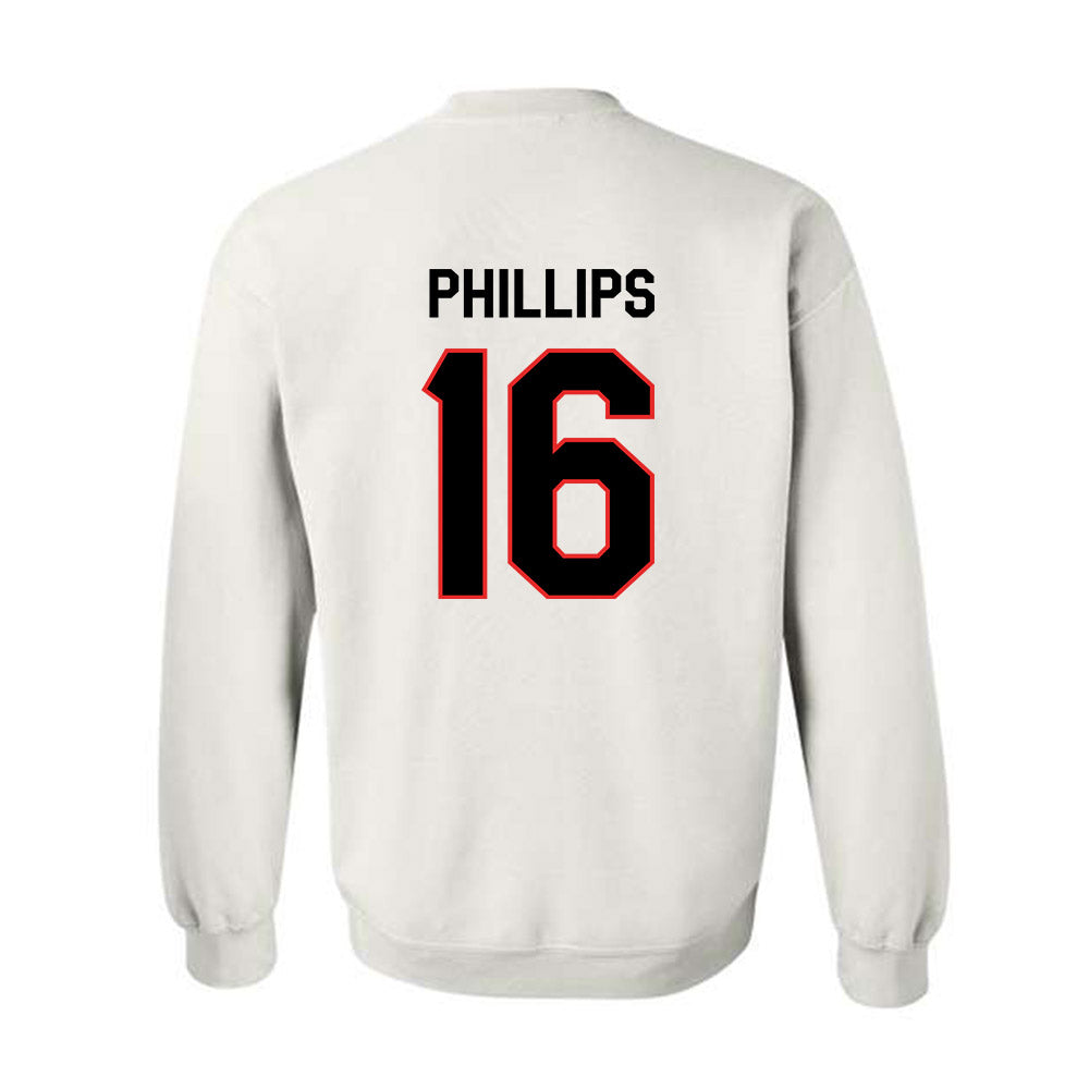 Texas Tech - NCAA Football : Holden Phillips - Classic Shersey Crewneck Sweatshirt-1