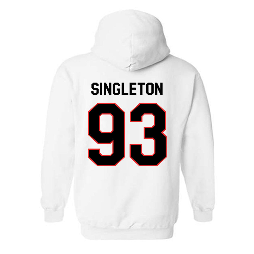 Texas Tech - NCAA Football : Dylan Singleton - Classic Shersey Hooded Sweatshirt-1