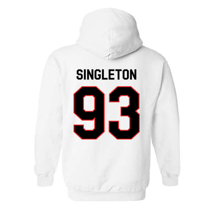 Texas Tech - NCAA Football : Dylan Singleton - Classic Shersey Hooded Sweatshirt-1