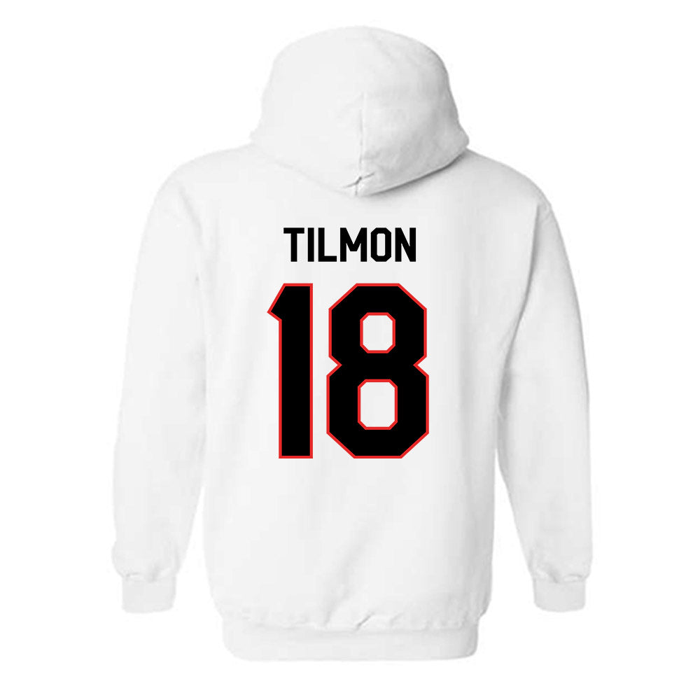 Texas Tech - NCAA Football : Terrell Tilmon - Classic Shersey Hooded Sweatshirt-1