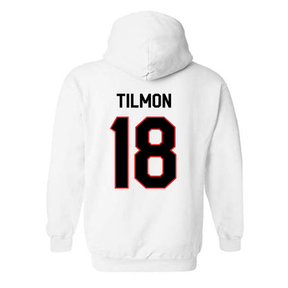 Texas Tech - NCAA Football : Terrell Tilmon - Classic Shersey Hooded Sweatshirt-1