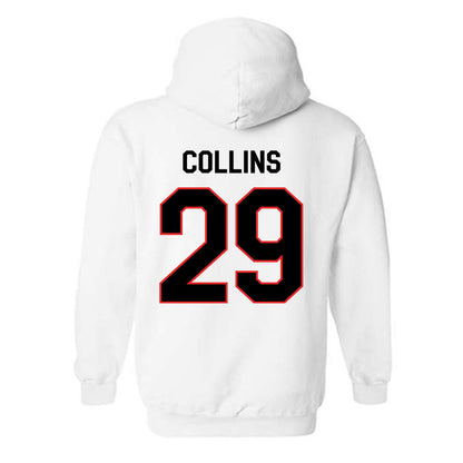 Texas Tech - NCAA Football : Chief Collins - Classic Shersey Hooded Sweatshirt-1