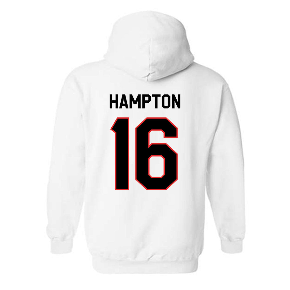 Texas Tech - NCAA Football : Ashton Hampton - Classic Shersey Hooded Sweatshirt-1