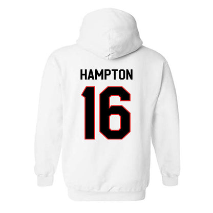 Texas Tech - NCAA Football : Ashton Hampton - Classic Shersey Hooded Sweatshirt-1