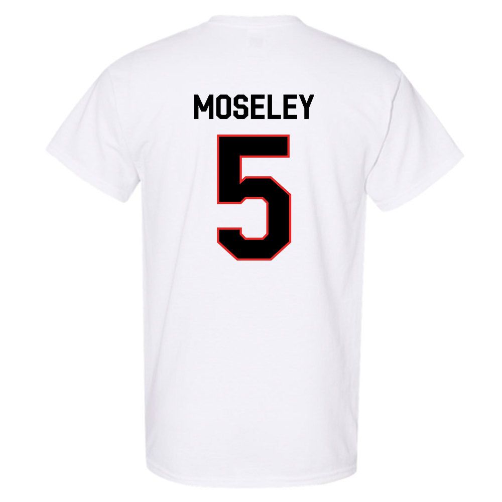 Texas Tech - NCAA Men's Basketball : Josiah Moseley - Classic Shersey T-Shirt-1